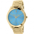 Michael Kors Women's Slim Runway MK3265 Gold Stainless-Steel Fashion Watch