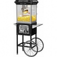 Full-size Carnival Style 8-oz Hot Oil Popcorn Machine with Cart