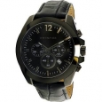 Wittnauer Men's WN1010 Black Leather Analog Quartz Fashion Watch