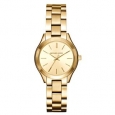 Michael Kors Women's MK3512 'Mini Slim Runway' Gold-Tone Sleek Watch