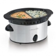 Crock-Pot SCDD-SS Double Dipper Warmer Slow Cooker Stainless Steel - Stainless Steel