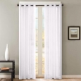 Sheer Window Curtain Grommet Curtain Panel Pair