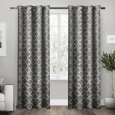 ATI Home Cartago Insulated Woven Blackout Window Curtain Panel Pair