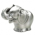 Heim Concept Pewter Plated Elephant bank