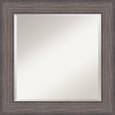 Wall Mirror, Country Barnwood - Brown/Grey (As Is Item)