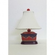 Arabesque Cover Box Porcelain Table Lamp