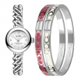 Coach Waverly Stainless Steel Women's Watch and Bangle Set
