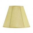 Gold-tone Fabric Vertical-piped Deep Empire Lampshade (As Is Item)