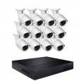Q-See 16 Channel IP Security System with 12-4MP H.265 IP Cameras, Pre-installed 3TB Hard Drive