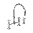 Newport Brass 9456 Fairfield High-Arc Kitchen Faucet with Sidespray