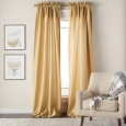 Heritage Landing 84-inch Faux Silk Lined Curtain Pair