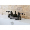 Oil Rubbed Bronze 4-inch Centerset Bathroom Faucet