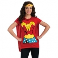 Women's Wonder Woman T-shirt Costume Kit