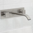 VIGO Titus Bathroom Wall Mount Faucet in PVD Brushed Nickel