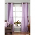 Lavender Ring / Grommet Top Velvet Curtain / Drape / Panel - Piece