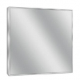 Headwest Spectrum Silver Stainless Steel Brushed Nickel Wall Mirror