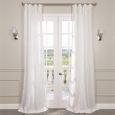 Exclusive Fabrics Signature French Linen Curtain Panel