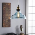 Harper Blvd Gracie Colored Glass Bell Pendant Lamp - Soft Aqua