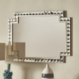 Zuni Champagne Gold Wall Mirror by iNSPIRE Q Bold