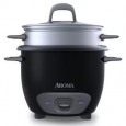 Aroma Black 6-cup Rice Cooker