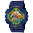 Casio Men's 'G-Shock' Blue Strap Multicolored Dial Watch