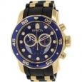 Invicta Men's Pro Diver 6983 Gold Rubber Swiss Chronograph Fashion Watch