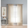 Window Elements Sheer Elegance Rod Pocket 108 x 84 in. Curtain Panel Pair