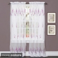 Lush Decor Jacey 84-inch Sheer Curtain Panel Pair