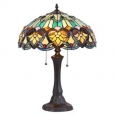 Chloe Lighting Tiffany Style Victorian Design 2-light Bronze Table Lamp