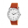 Simplify 4900 Leather Band Watch Camel Leather/Silver