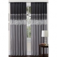 Lush Decor Two-tone Faux Silk 84-inch Night Sky Curtain Panel