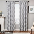 Softline Loren Embroidered Rod Pocket Curtain Panel (As Is Item)