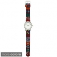 Olivia Pratt Women's 10352 Multicolor Pattern Watch
