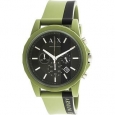 Armani Exchange Men's AX1333 Green Silicone Japanese Quartz Fashion Watch