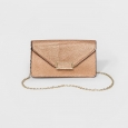 Women's Phone Clutch with Crossbody Strap - A New Day Rose Gold, Size: Small