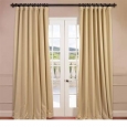 Exclusive Fabrics Extra Wide Thermal Blackout 84-inch Curtain Panel in Grey (As Is Item)