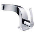 KRAUS Typhon Single Hole Single-Handle Bathroom Faucet in Chrome