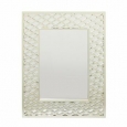 Elegant Stylish Wall Mirror - Silver - Benzara