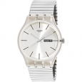 Swatch Men's Resolution SUOK700A Silver Stainless-Steel Plated Fashion Watch