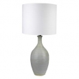 JT LIGHTING Lamantia Light Grey Ceramic 32-inch High Table Lamp