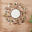 Harper Blvd Leah Decorative Metallic Leaf Wall Mirror