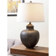 Abbyson Claire Brown Hammer Table Lamp