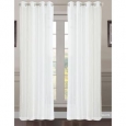 Alison Extra Long Semi-Sheer Grommet Window Curtain Panel Pair - 96