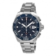 Tag Heuer Men's CAY211B.BA0927 '300 Aquaracer' Blue Dial Stainless Steel Chronograph Swiss Automatic