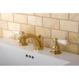 Mini-widespread Polished Brass Bathroom Faucet