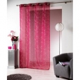 Evideco Sheer Curtain Panel Design Silvermoon - 55 x 95