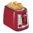 Hamilton Beach Red Cool Touch 2-slice Toaster with Retractable Cord