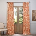 Exclusive Fabrics Edina Printed Cotton Curtain Panel