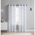 VCNY Home Charlotte Embroidery Sheer Panel Pair