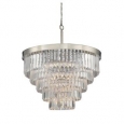 Savoy House Tierney Nickel Metal and Acrylic 9-light Chandelier
